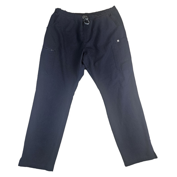 Figs Pants - FIGS Yola Skinny Scrub Pants Womens XL Navy Medical Dental Vet Uniform Bottoms99